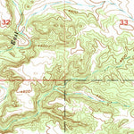 United States Geological Survey Jewel Cave SE, SD (1954, 24000-Scale) digital map