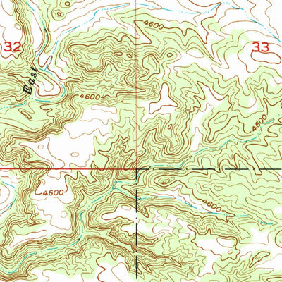 United States Geological Survey Jewel Cave SE, SD (1954, 24000-Scale) digital map