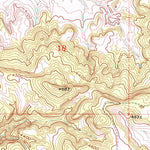 United States Geological Survey Jewel Cave SW, SD (1954, 24000-Scale) digital map