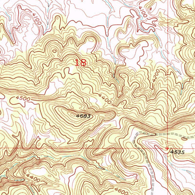 United States Geological Survey Jewel Cave SW, SD (1954, 24000-Scale) digital map