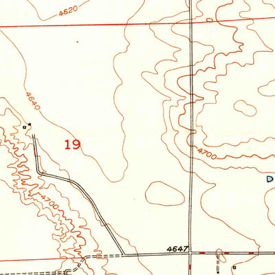United States Geological Survey Jewel Springs, WY (1950, 24000-Scale) digital map