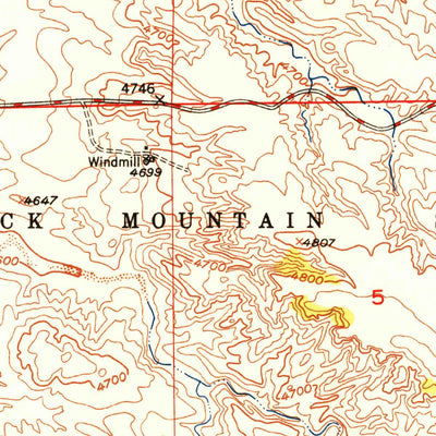 United States Geological Survey Jewel Springs, WY (1950, 24000-Scale) digital map