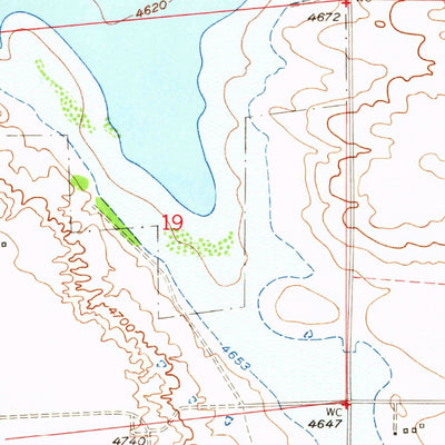 United States Geological Survey Jewel Springs, WY (1961, 24000-Scale) digital map