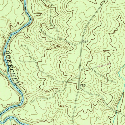 United States Geological Survey Jewell, GA (1972, 24000-Scale) digital map