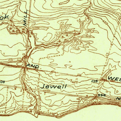 United States Geological Survey Jewell, NY (1941, 24000-Scale) digital map