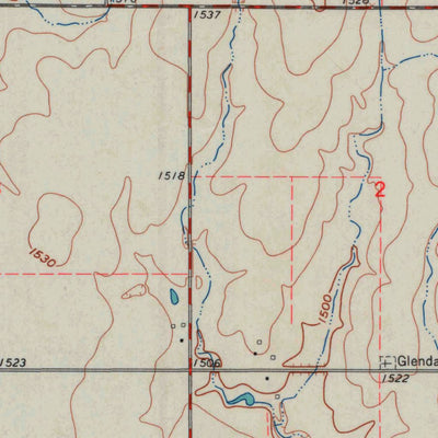 United States Geological Survey Jewell SW, KS (1962, 24000-Scale) digital map