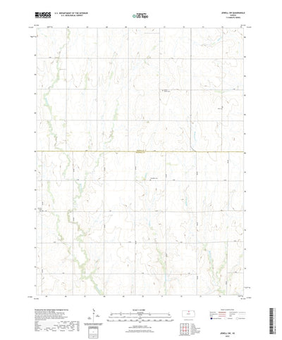 United States Geological Survey Jewell SW, KS (2022, 24000-Scale) digital map
