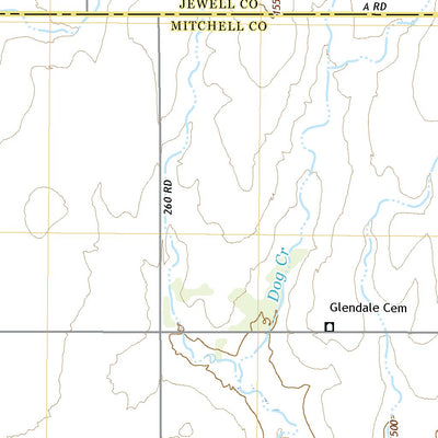 United States Geological Survey Jewell SW, KS (2022, 24000-Scale) digital map