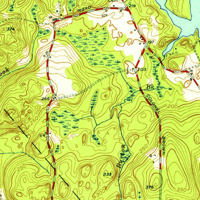 United States Geological Survey Jewett City, CT (1953, 31680-Scale) digital map