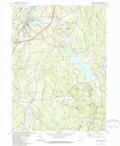 United States Geological Survey Jewett City, CT (1984, 24000-Scale) digital map