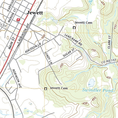 United States Geological Survey Jewett, TX (2022, 24000-Scale) digital map
