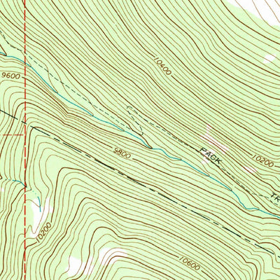 United States Geological Survey Jicarita Peak, NM (1964, 24000-Scale) digital map