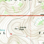 United States Geological Survey Jicarita Peak, NM (1995, 24000-Scale) digital map