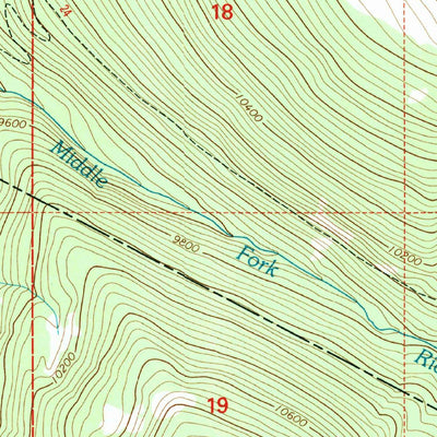 United States Geological Survey Jicarita Peak, NM (1995, 24000-Scale) digital map