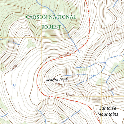 United States Geological Survey Jicarita Peak, NM (2023, 24000-Scale) digital map