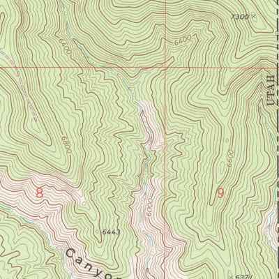 United States Geological Survey Jim Canyon, UT-CO (1970, 24000-Scale) digital map