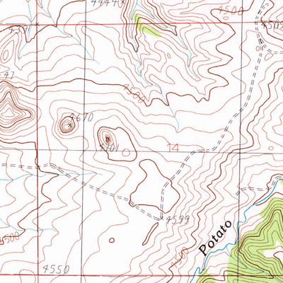 United States Geological Survey Jim Creek, MT (1985, 24000-Scale) digital map
