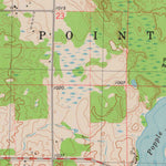 United States Geological Survey Jim Falls, WI (1975, 24000-Scale) digital map