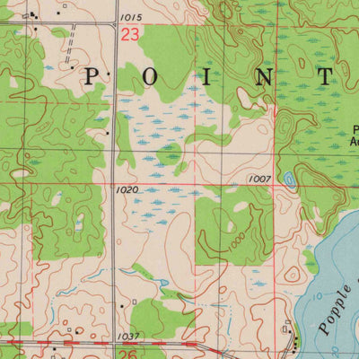 United States Geological Survey Jim Falls, WI (1975, 24000-Scale) digital map