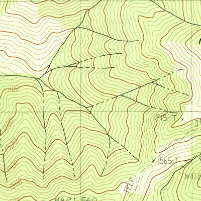 United States Geological Survey Jim Jam Ridge, CA (1982, 24000-Scale) digital map