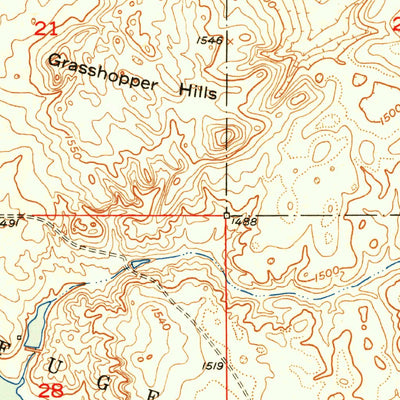 United States Geological Survey Jim Lake, ND (1952, 24000-Scale) digital map