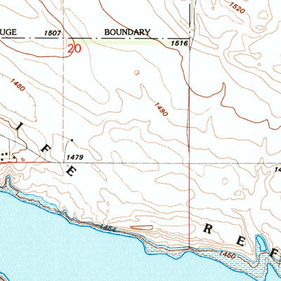 United States Geological Survey Jim Lake, ND (1990, 24000-Scale) digital map