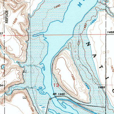 United States Geological Survey Jim Lake, ND (1990, 24000-Scale) digital map