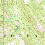 United States Geological Survey Jim Mountain, WY (1991, 24000-Scale) digital map