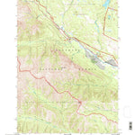 United States Geological Survey Jim Smith Peak, WY (1991, 24000-Scale) digital map