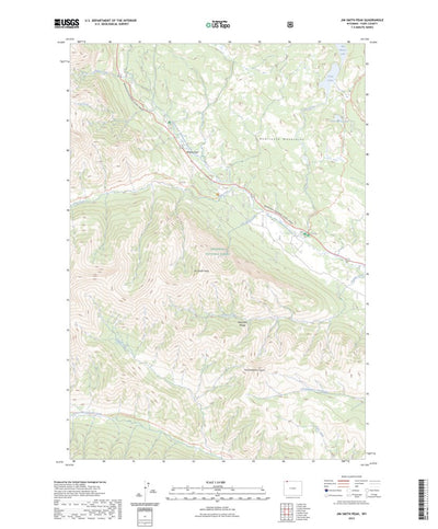 United States Geological Survey Jim Smith Peak, WY (2023, 24000-Scale) digital map