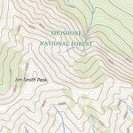 United States Geological Survey Jim Smith Peak, WY (2023, 24000-Scale) digital map