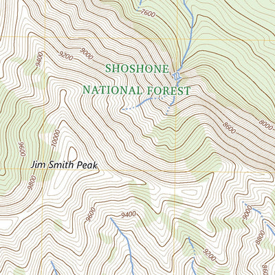 United States Geological Survey Jim Smith Peak, WY (2023, 24000-Scale) digital map