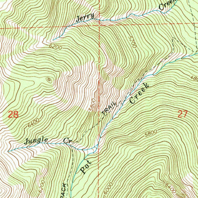 United States Geological Survey Jim White Ridge, OR (1966, 24000-Scale) digital map