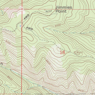 United States Geological Survey Jimmies Point, UT (1994, 24000-Scale) digital map