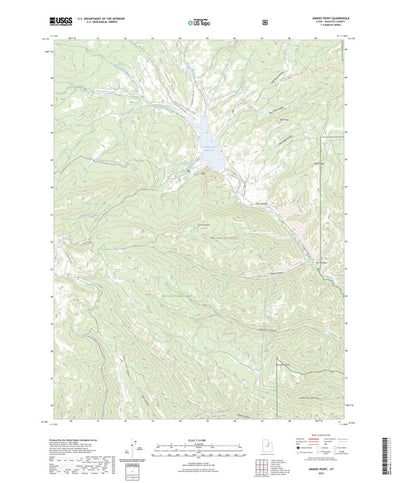 United States Geological Survey Jimmies Point, UT (2023, 24000-Scale) digital map