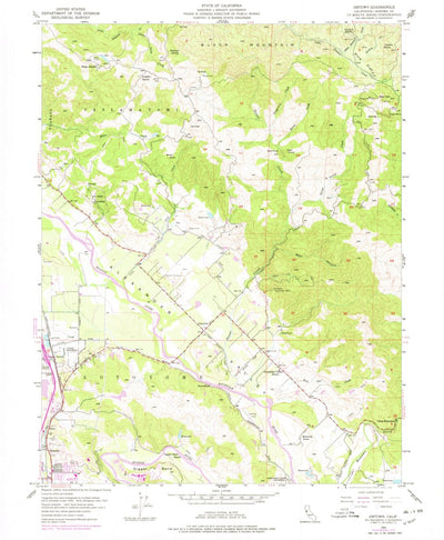 United States Geological Survey Jimtown, CA (1955, 24000-Scale) digital map