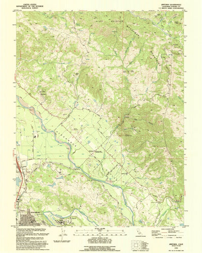 United States Geological Survey Jimtown, CA (1993, 24000-Scale) digital map