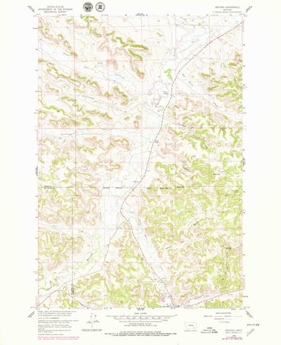 United States Geological Survey Jimtown, MT (1958, 24000-Scale) digital map