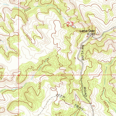 United States Geological Survey Jimtown, MT (1958, 24000-Scale) digital map