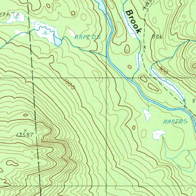 United States Geological Survey Jo-Mary Mountain, ME (1988, 24000-Scale) digital map