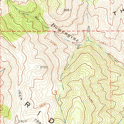 United States Geological Survey Joaquin Rocks, CA (1969, 24000-Scale) digital map