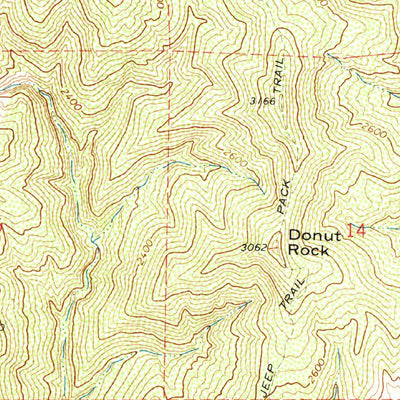 United States Geological Survey Joaquin Rocks, CA (1969, 24000-Scale) digital map