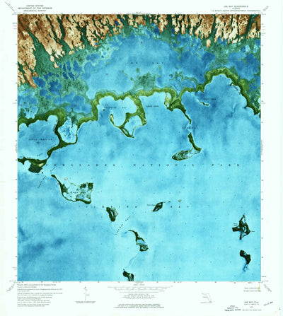 United States Geological Survey Joe Bay, FL (1972, 24000-Scale) digital map