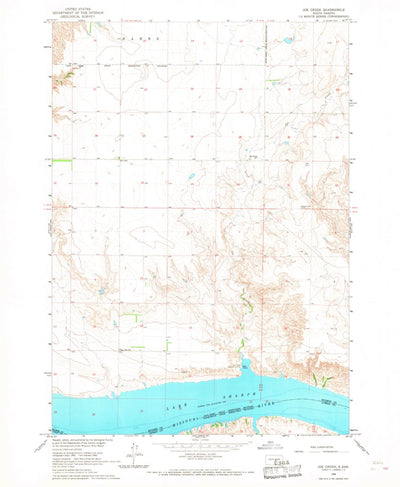 United States Geological Survey Joe Creek, SD (1966, 24000-Scale) digital map