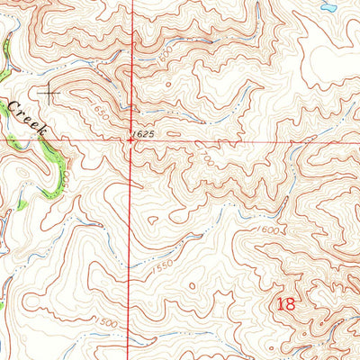 United States Geological Survey Joe Creek, SD (1966, 24000-Scale) digital map
