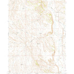 United States Geological Survey Joe Emge Creek, WY (1966, 24000-Scale) digital map