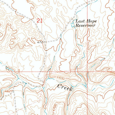 United States Geological Survey Joe Emge Creek, WY (1966, 24000-Scale) digital map
