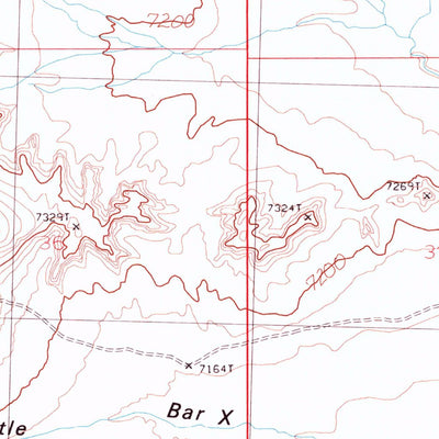 United States Geological Survey Joe Hay Rim, WY (1986, 24000-Scale) digital map