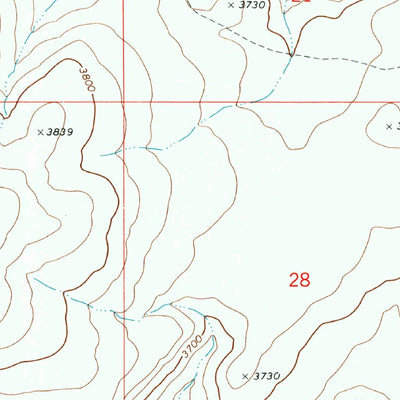 United States Geological Survey Joes Hill, AZ (1969, 24000-Scale) digital map