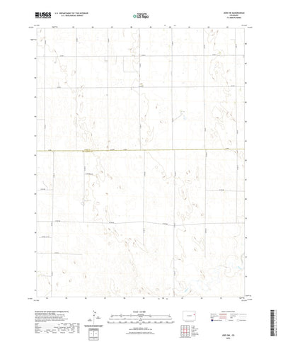 United States Geological Survey Joes SW, CO (2022, 24000-Scale) digital map